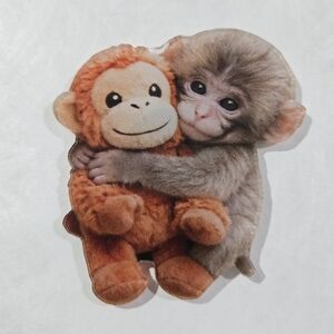NWT Punch the Monkey Magnet Figural Pop Culture Animal Handmade Fridge Office